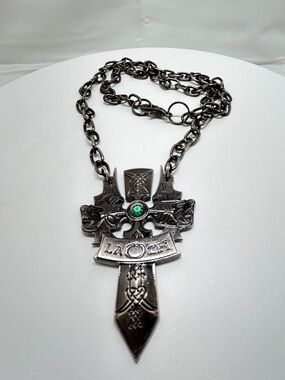 2011, Authentic WWE Sheamus “Laoch” Celtic Cross Pendant Necklace